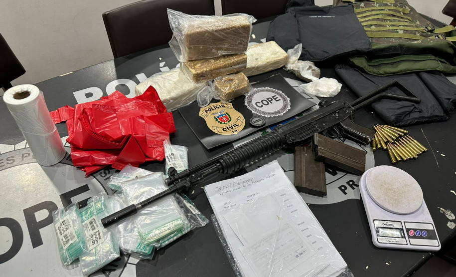 PCPR prende foragido por homicídio e apreende fuzil em Campo Largo