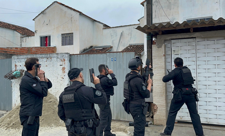 PCPR cumpre 137 mandados em megaoperação contra organização criminosa em três estados