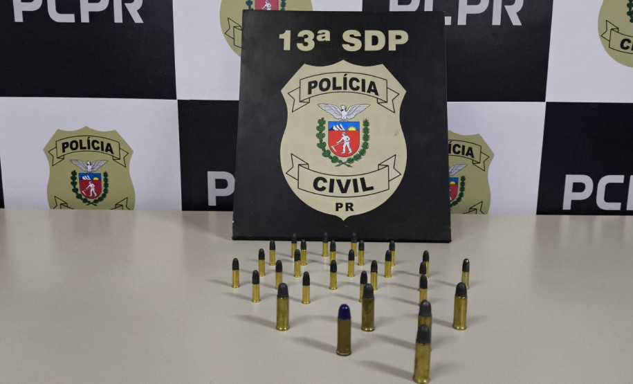PCPR prende homem em flagrante por posse irregular de munição em Ponta Grossa