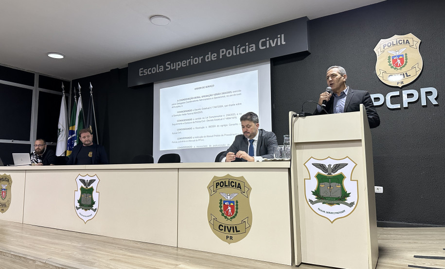 PCPR promove curso de padronização para policiais civis que atuarão no Verão Maior Paraná