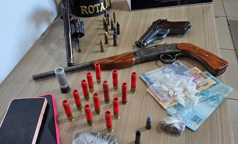 PCPR e PMPR prendem cinco pessoas por crimes distintos em Capitão Leônidas Marques