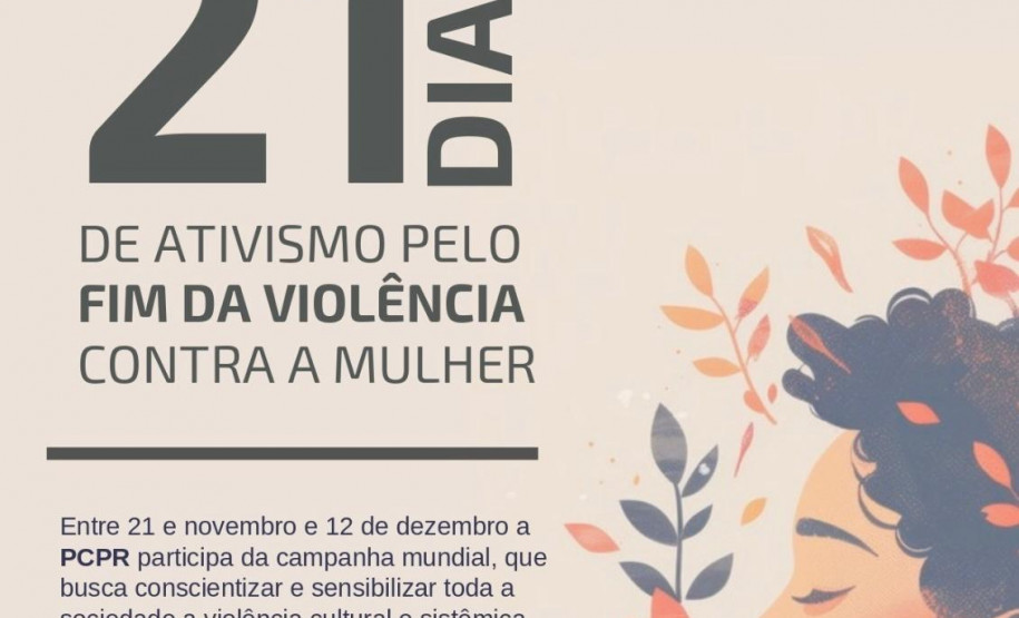 PCPR participa de campanha global pelo fim da violência contra a mulher