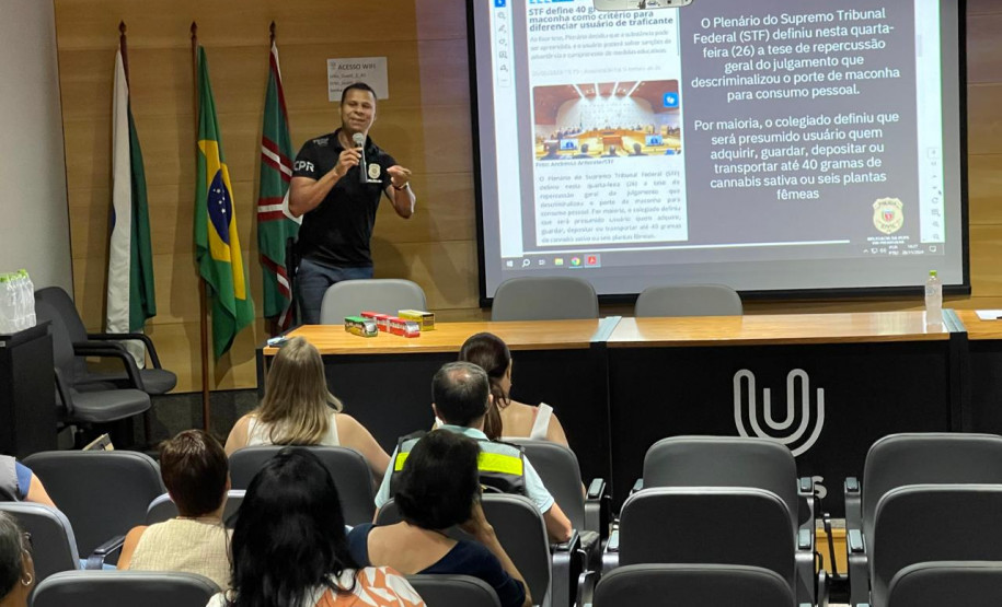 PCPR promove palestra sobre a prevenção à violência e ao tráfico de drogas em Curitiba