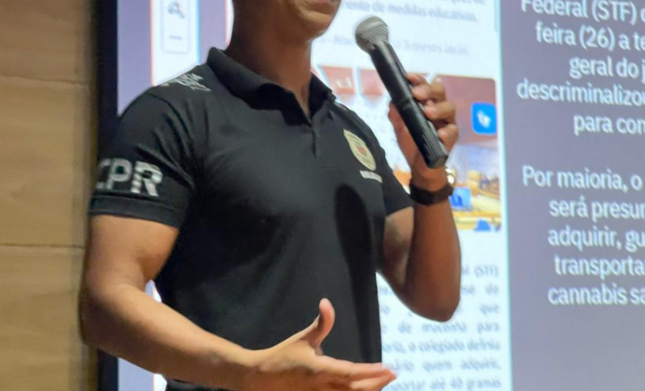 PCPR promove palestra sobre a prevenção à violência e ao tráfico de drogas em Curitiba