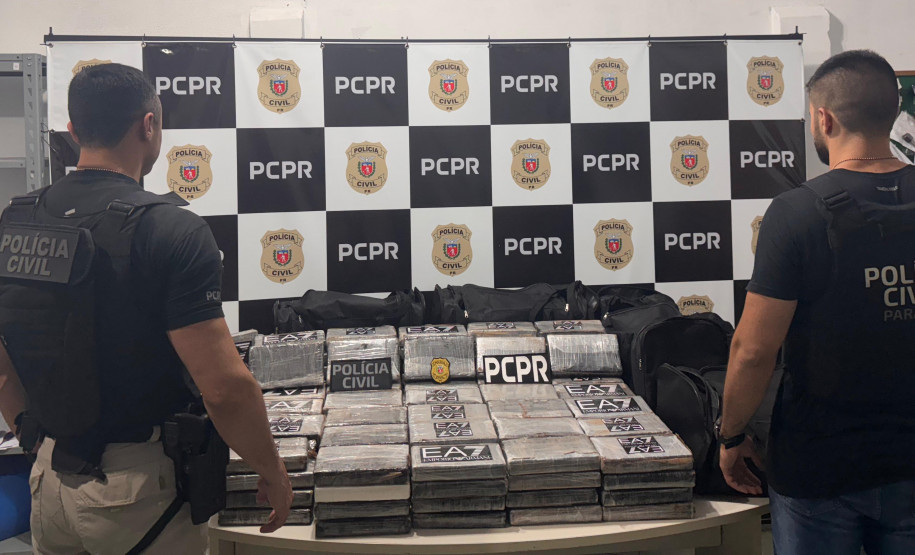 PCPR prende casal com 169 kg de cocaína em desdobramento de apreensão histórica no Paraná