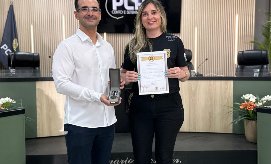 PCPR homenageia servidores com medalhas de serviço policial no sudeste do Estado