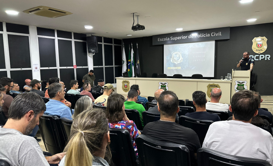 PCPR realiza nova etapa de curso de padronização para policiais civis no Verão Maior Paraná