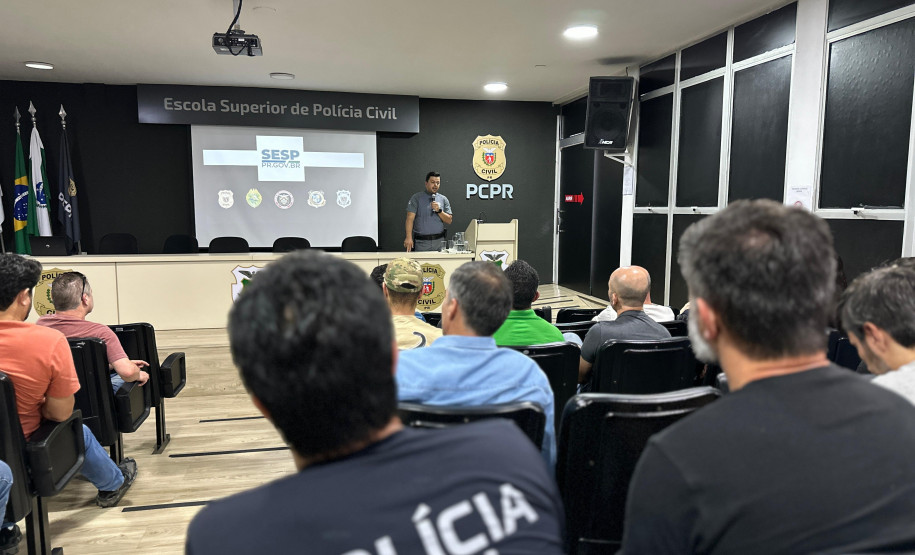 PCPR realiza nova etapa de curso de padronização para policiais civis no Verão Maior Paraná