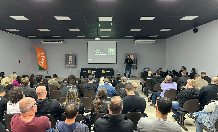 PCPR inicia segunda fase do curso de padronização para policiais civis que atuarão no Verão Maior Paraná