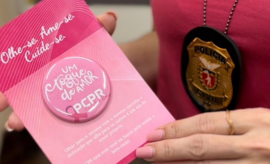 PCPR realiza ação de conscientização para servidoras sobre o outubro rosa