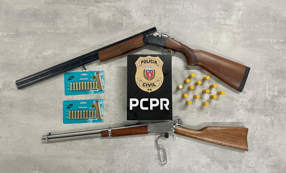 PCPR apreende armas de fogo em Pato Branco