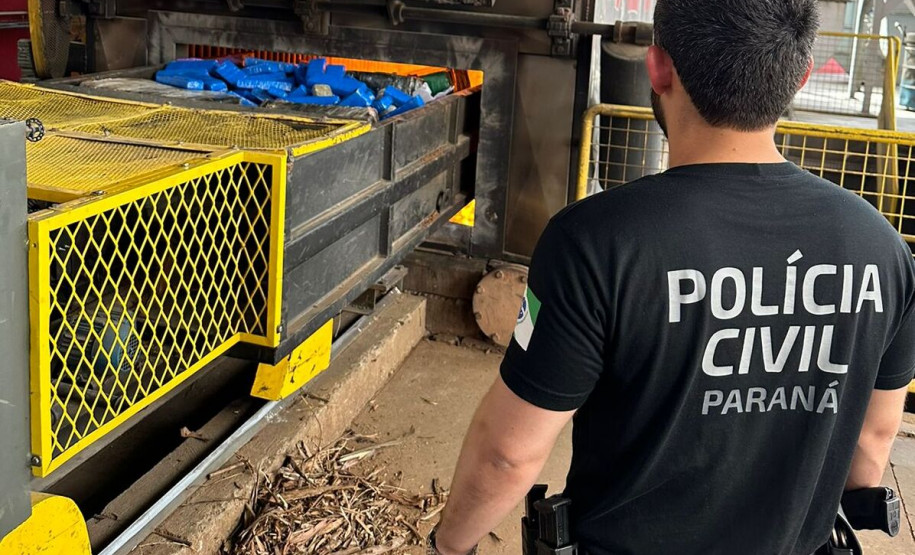 PCPR incinera mais de meia tonelada de entorpecentes em Cruzeiro do Oeste