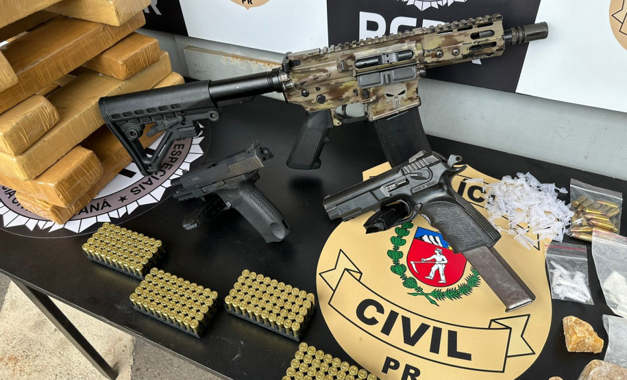 PCPR prende dois homens durante operação contra organização criminosa em Curitiba