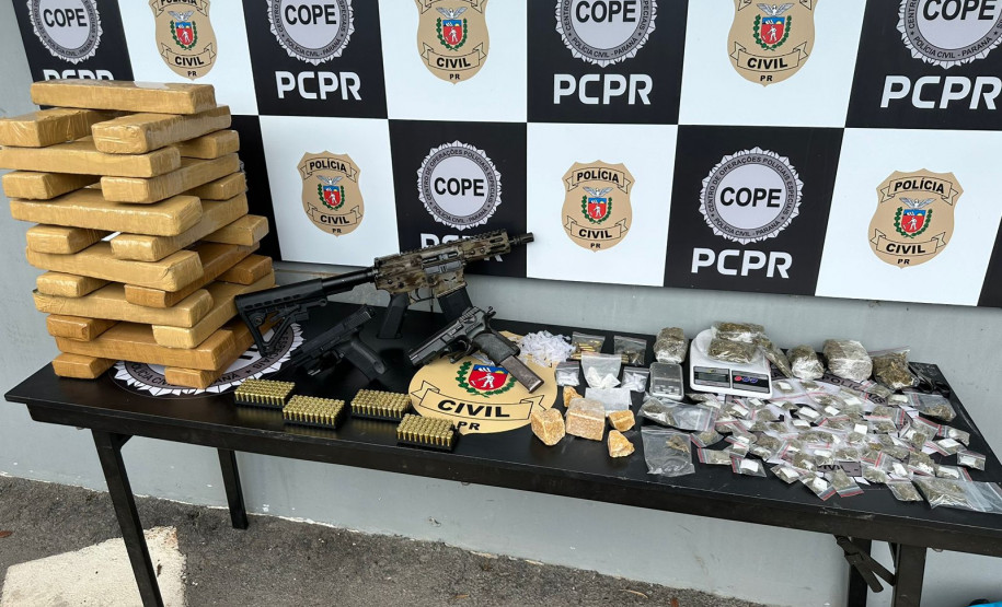 PCPR prende dois homens durante operação contra organização criminosa em Curitiba