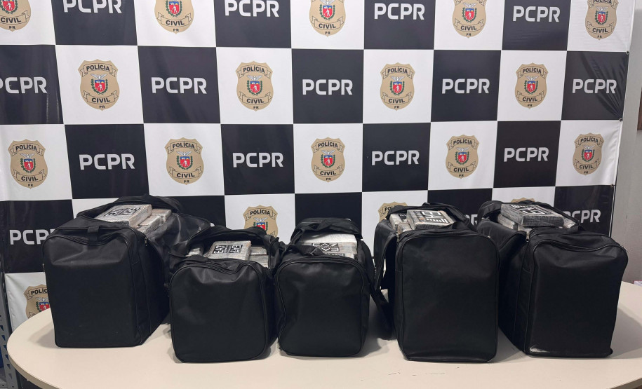 PCPR prende casal com 169 kg de cocaína em desdobramento da maior apreensão do ano