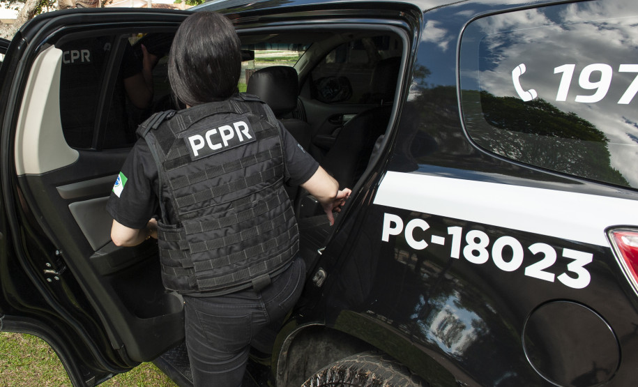 PCPR prende homem  em flagrante pelo crime de ameaça em Almirante Tamandaré