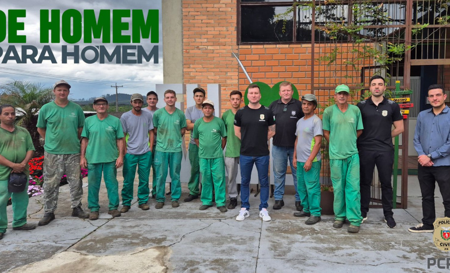 PCPR e CEMSU promovem palestra do projeto “De Homem para Homem” em União da Vitória