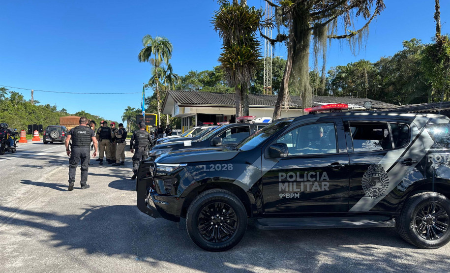 Forças de segurança fazem operação integrada contra crimes nas rodovias do Litoral