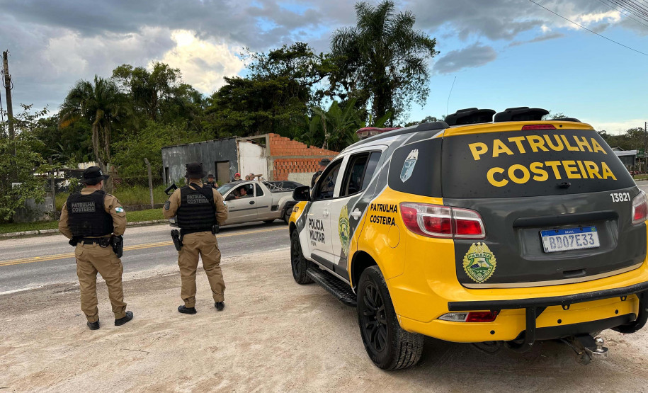 Forças de segurança fazem operação integrada contra crimes nas rodovias do Litoral