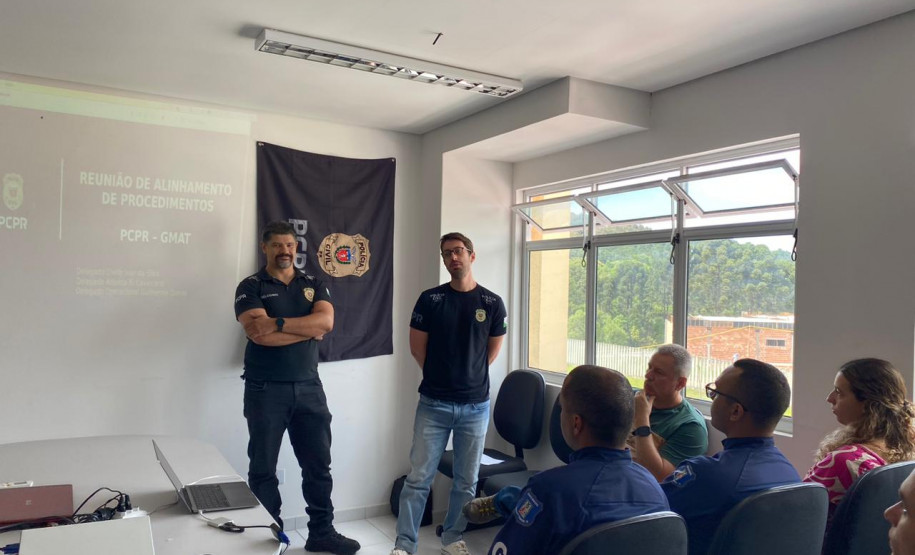 PCPR e GM promovem reunião de alinhamento e fortalecimento entre as forças de segurança