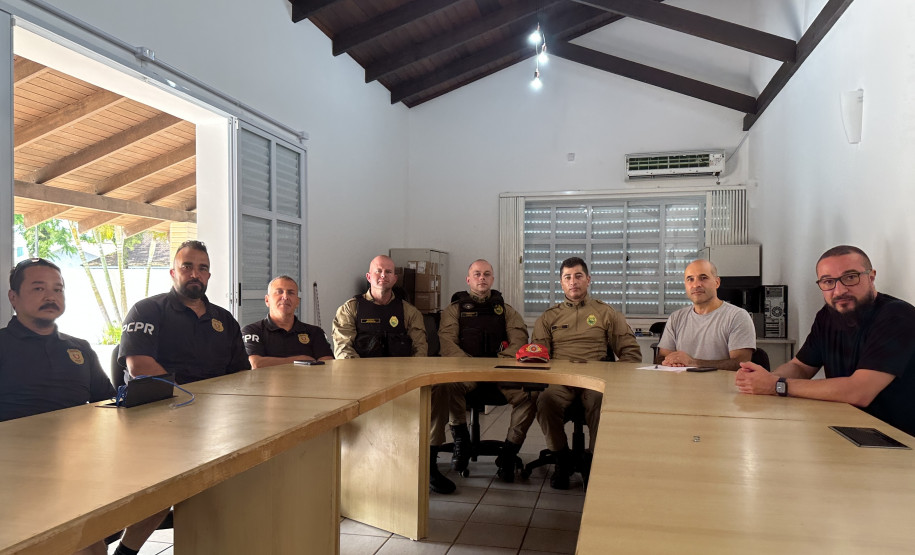 Representantes da Sesp e das polícias Civil e Militar ajustam estratégias para o Verão Maior Paraná