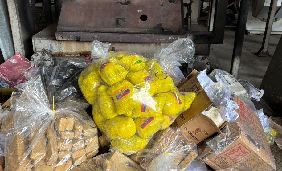 PCPR incinera 478 quilos de entorpecentes em Ponta Grossa