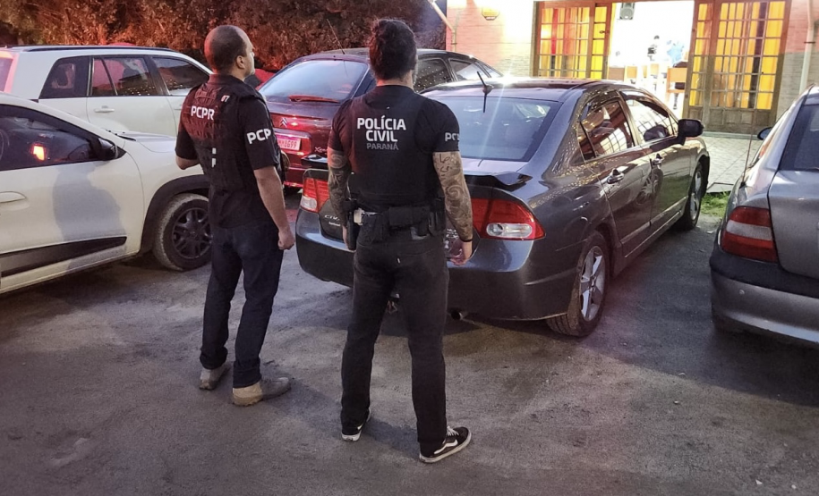 PCPR localiza veículo roubado duas horas após o crime