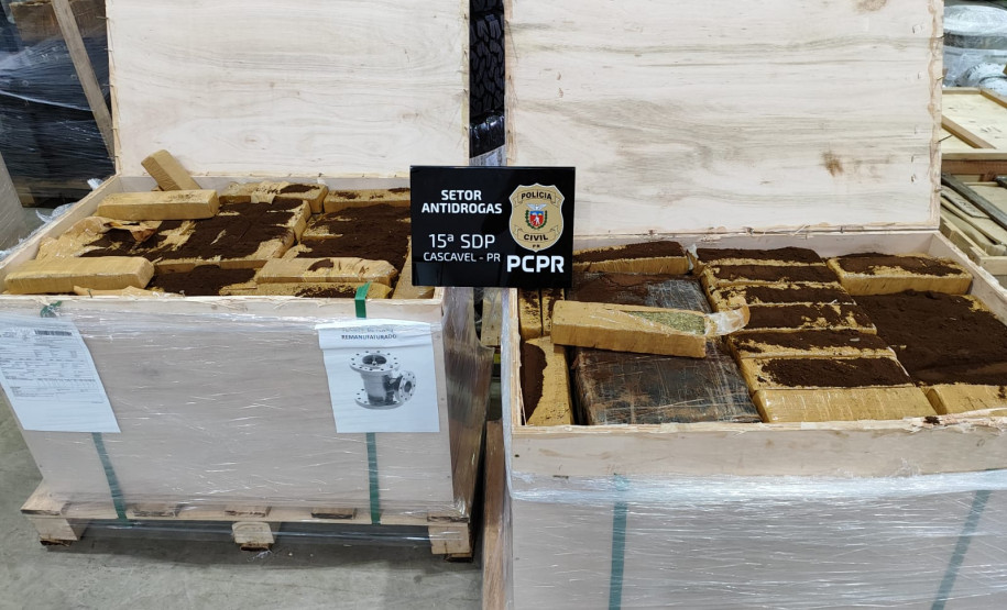 PCPR apreende mais de 537 quilos de maconha em Cascavel