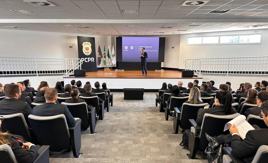 PCPR inicia curso de formação para 103 novos policiais civis em Curitiba