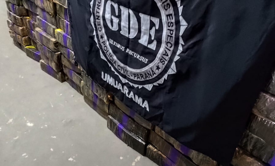 PCPR realiza primeira grande apreensão de drogas de 2025: mais de 1 tonelada de drogas apreendidas em Umuarama