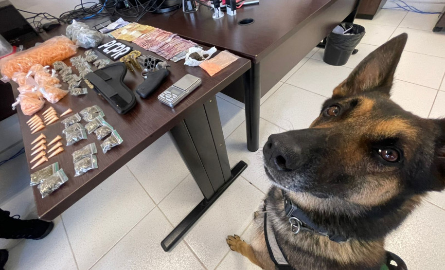 PCPR prende duas pessoas em flagrante e apreende drogas em Pinhais