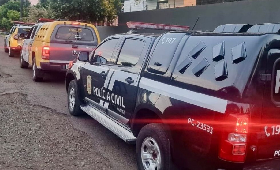 PCPR e PMPR cumprem mandados de busca e apreensão referentes a roubo de caminhão ocorrido em Iretama
