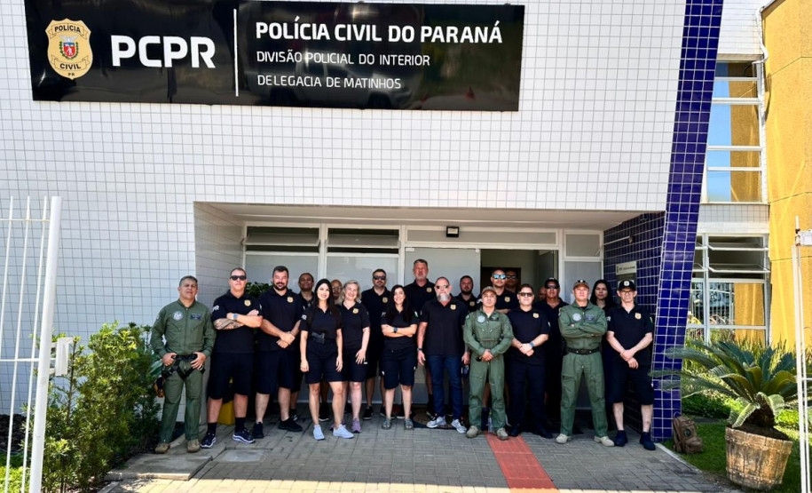 Delegado-geral visita unidades da PCPR no Litoral