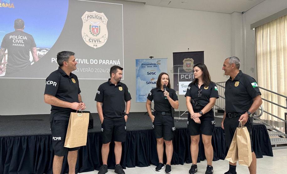 PCPR premia policiais civis que se destacaram na primeira fase do Verão Maior Paraná