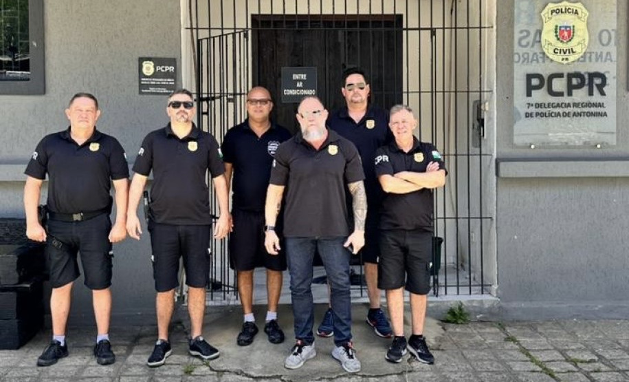 Delegado-geral visita unidades da PCPR no Litoral