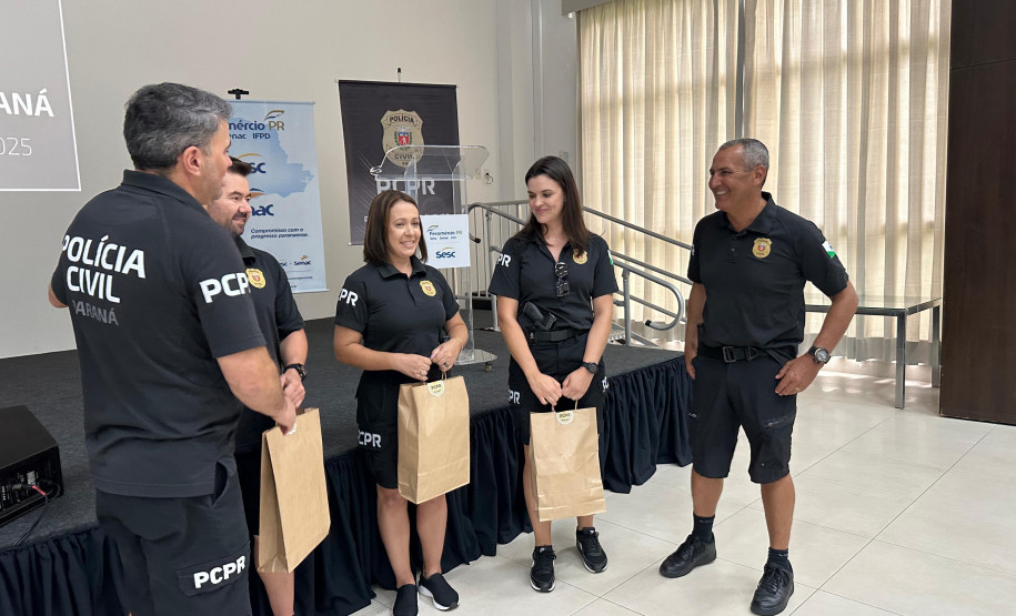 PCPR premia policiais civis que se destacaram na primeira fase do Verão Maior Paraná
