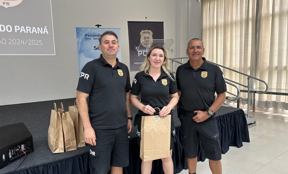 PCPR premia policiais civis que se destacaram na primeira fase do Verão Maior Paraná