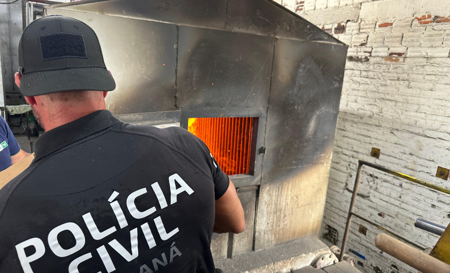 PCPR incinera mais de 15 quilos de drogas apreendidas em 2024 e 2025 no Litoral do Paraná