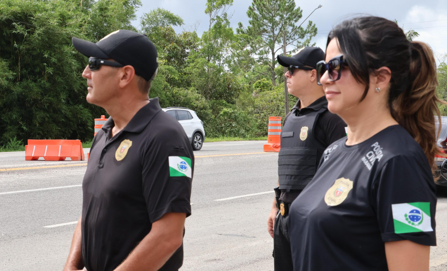 Forças de segurança fazem operação integrada nas rodovias de acesso ao Litoral