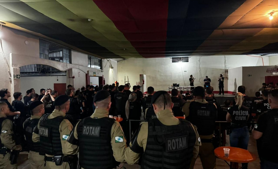 PCPR prende 32 pessoas em megaoperação de combate ao tráfico no Oeste do Estado