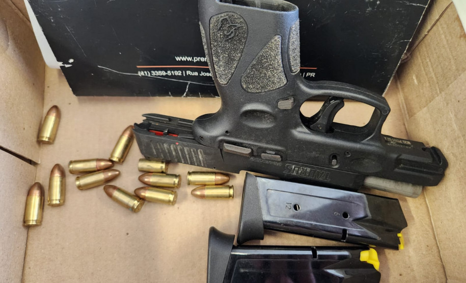 PCPR prende homem em flagrante por posse irregular de arma de fogo em Pinhais