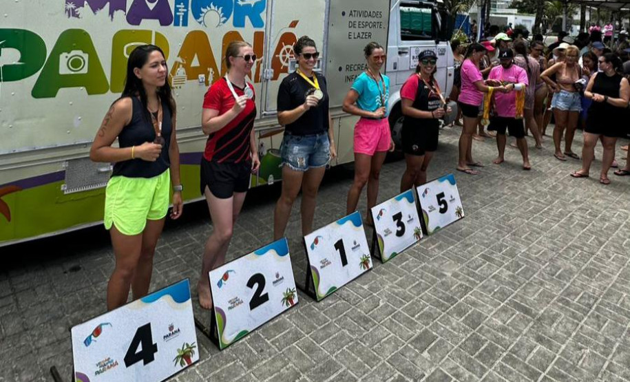 Policial civil vence prova de travessia ocorrida no Verão Maior Paraná