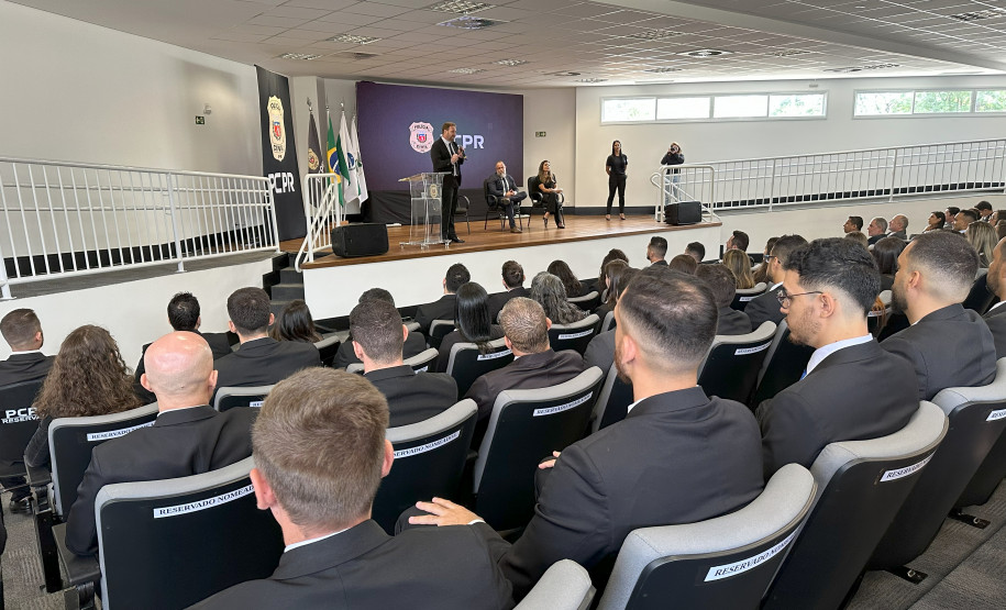 103 novos policiais civis tomam posse e reforçam o efetivo da PCPR