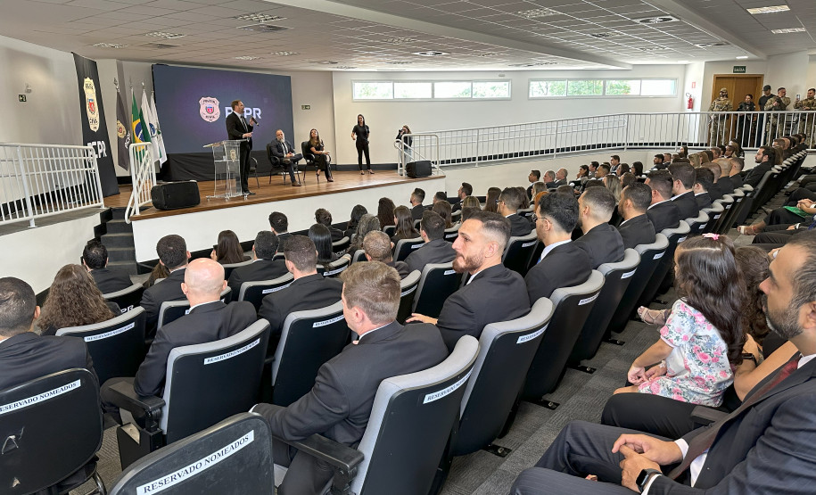 103 novos policiais civis tomam posse e reforçam o efetivo da PCPR