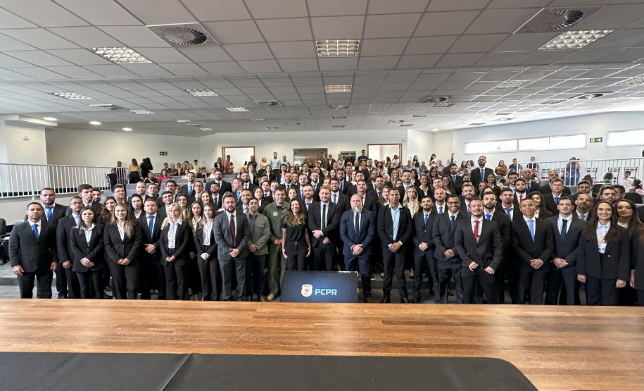 103 novos policiais civis tomam posse e reforçam o efetivo da PCPR