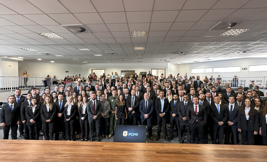 103 novos policiais civis tomam posse e reforçam o efetivo da PCPR