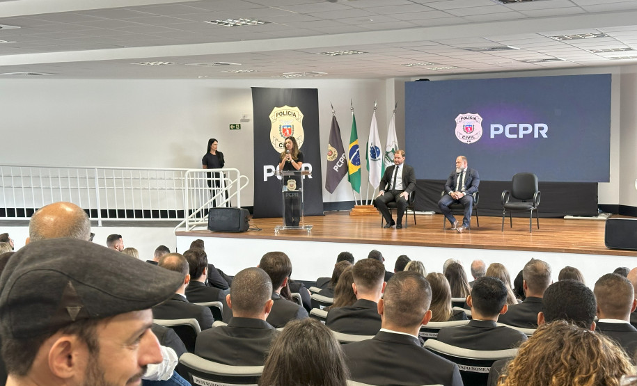 103 novos policiais civis tomam posse e reforçam o efetivo da PCPR
