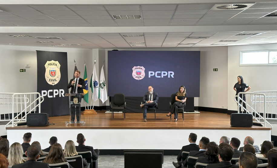 103 novos policiais civis tomam posse e reforçam o efetivo da PCPR