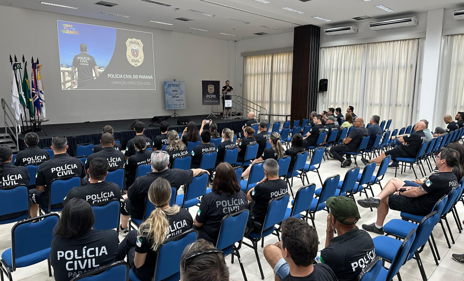 PCPR realiza reunião de abertura da 2ª fase da Operação Verão Maior Paraná 2024/2025