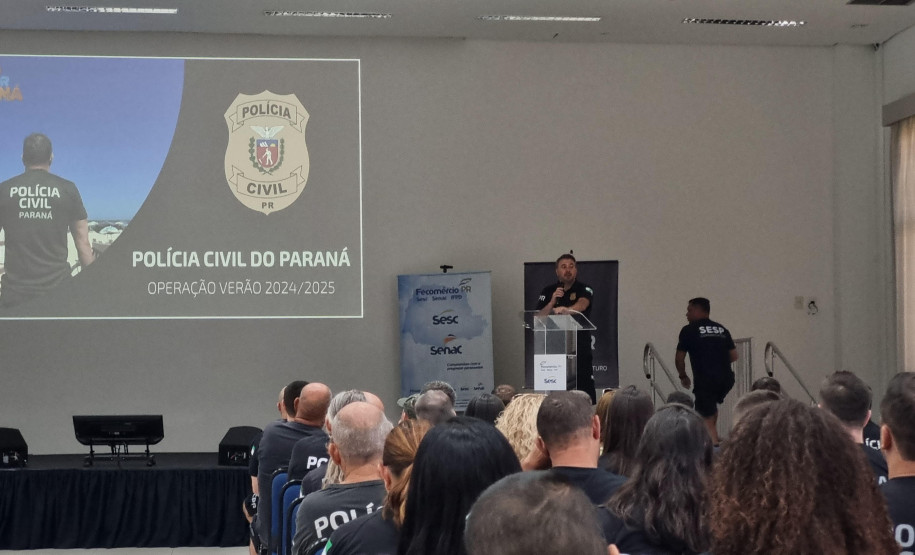 PCPR realiza reunião de abertura da 2ª fase da Operação Verão Maior Paraná 2024/2025